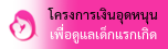 โครงการเงินอุดหนุนเพื่อดูแลเด็กแรกเกิด